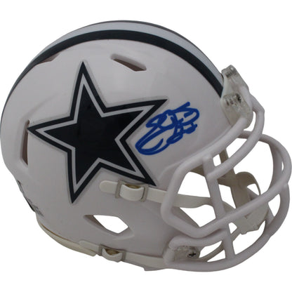 Emmitt Smith Dallas Cowboys 2022 Alternate Mini Helmet Autographed