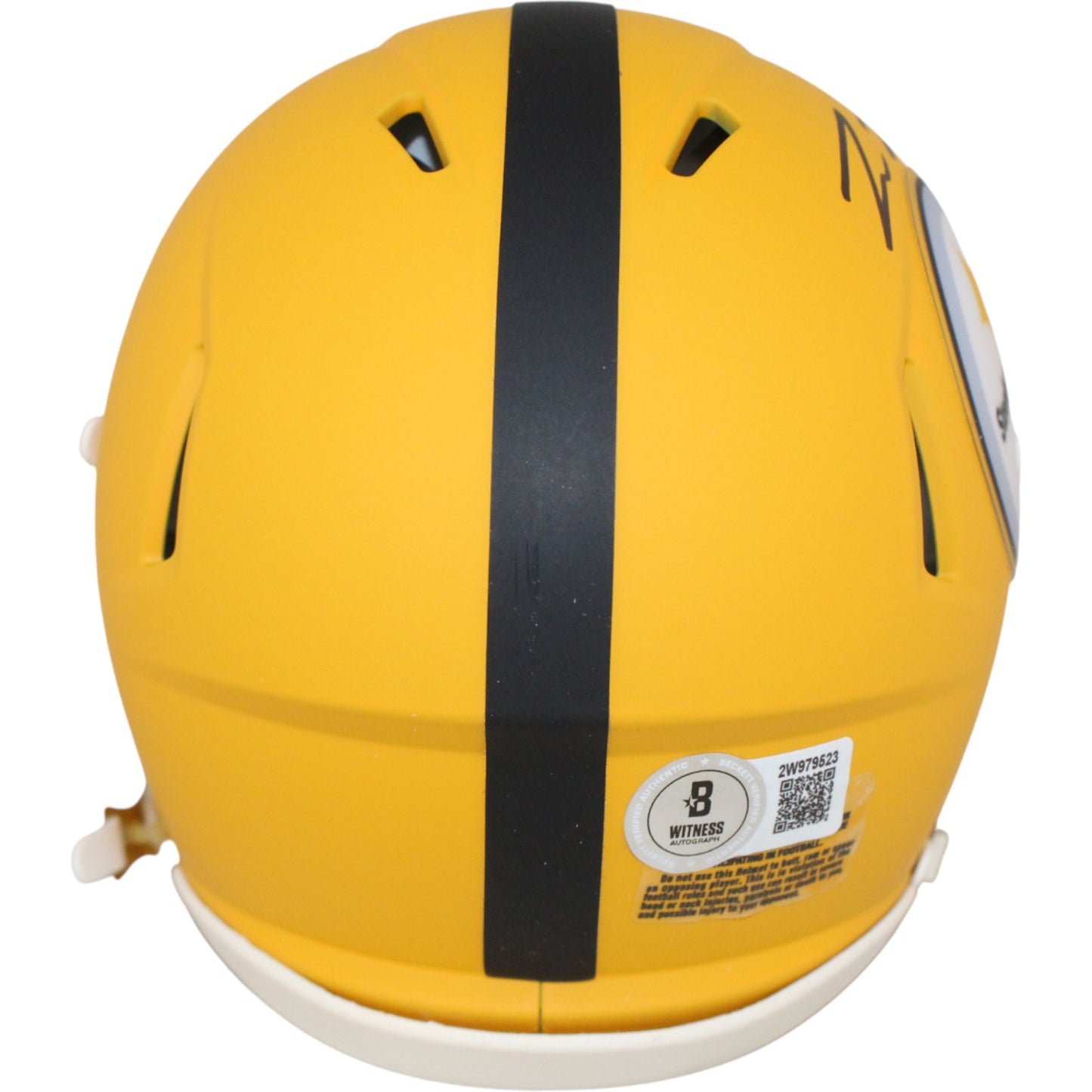 Pat Freiermuth Pittsburgh Steelers Autographed 2025 Alternate Mini Helmet