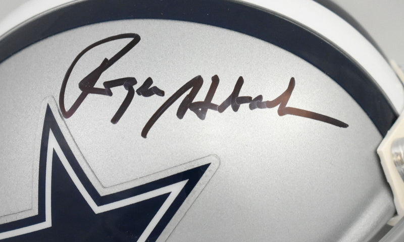Roger Staubach Signed Dallas Cowboys Mini Helmet