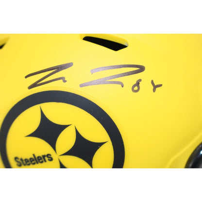 Pat Freiermuth Pittsburgh Steelers Autographed Rave Mini Helmet