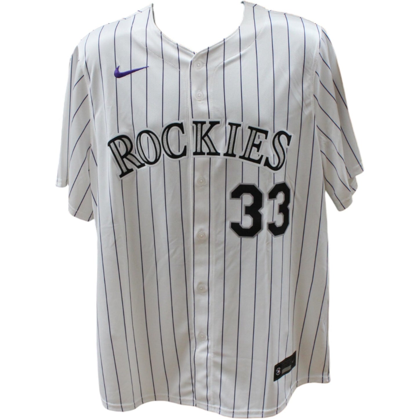 Larry Walker Autographed Colorado Rockies Nike Jersey "HOF"