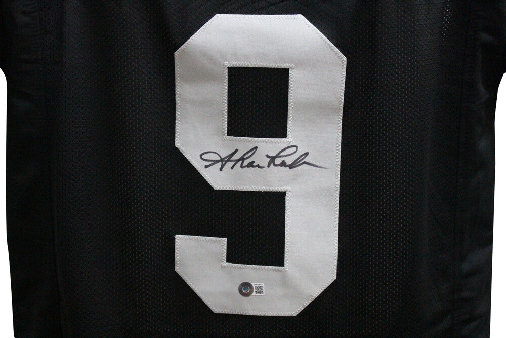 Shane Lechler Signed Custom Black Football Jersey Beckett BAS