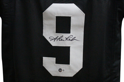 Shane Lechler Signed Custom Black Football Jersey Beckett BAS