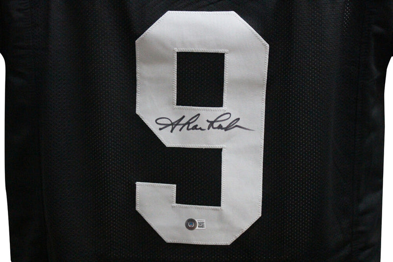 Shane Lechler Signed Custom Black Football Jersey Beckett BAS