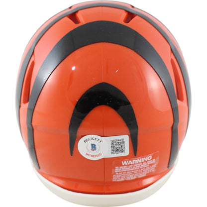 Tee Higgins Cincinnati Bengals Autographed Speed Mini Helmet