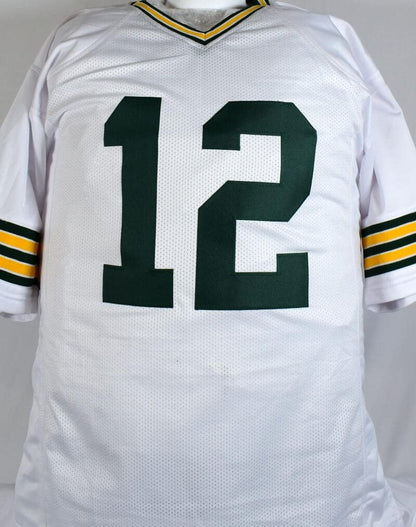 Lynn Dickey Autographed White Custom Football Jersey