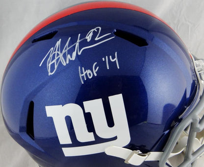 Michael Strahan Signed New York Giants White Full Size Speed Helmet (HOF)