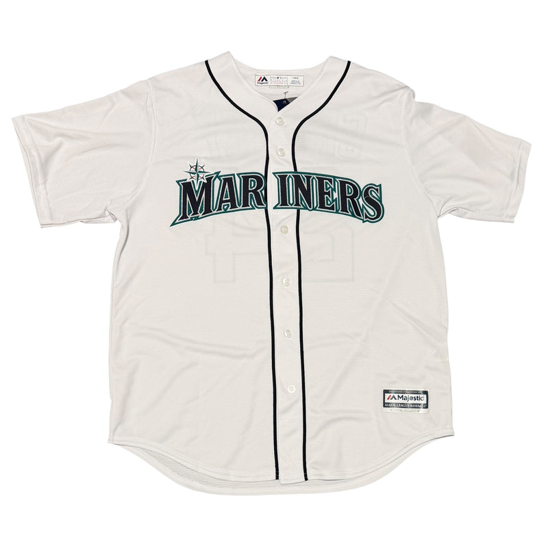 Ken Griffey Jr Seattle Mariners Signed Majestic Jersey Beckett Witness