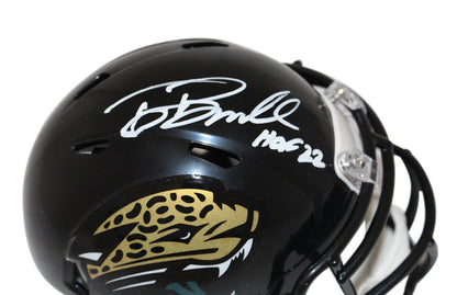 Tony Boselli Jacksonville Jaguars Signed Throwback Mini Helmet HOF BAS
