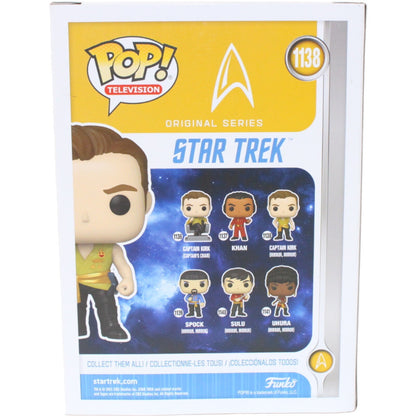 William Shatner Funko Pop! Star Trek Captain Kirk Signed Beckett