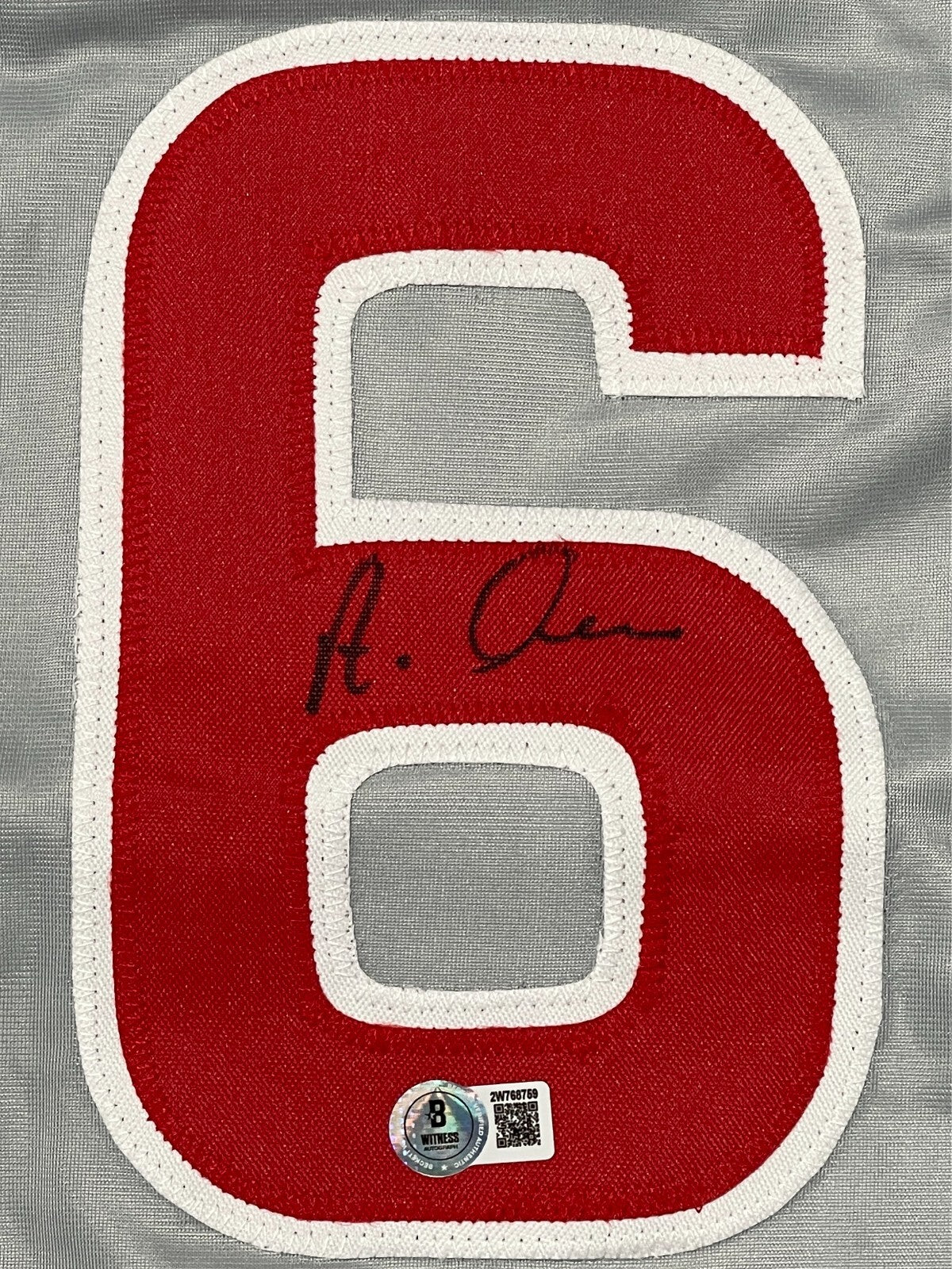Aramis Ramirez Signed Chicago Cubs Custom Jersey (Beckett COA)