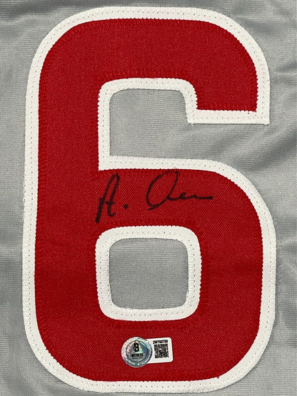 Aramis Ramirez Signed Chicago Cubs Custom Jersey (Beckett COA)