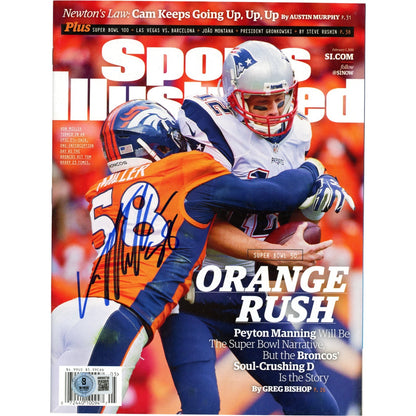 Von Miller Signed Denver Broncos Sports Illustrated Magazine (Beckett COA)