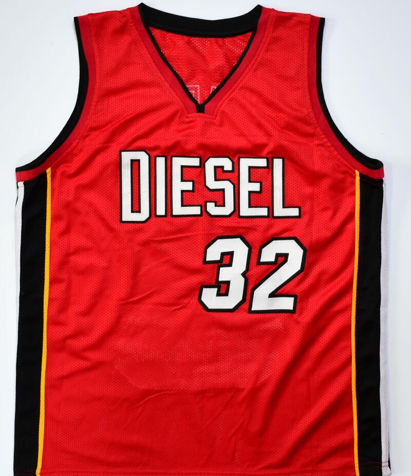 Shaquille O'Neal Signed Miami Custom Red Stat Jersey