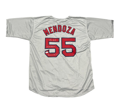 Ramiro Mendoza Signed Boston Red Sox Custom Jersey 2x WS BAS Witnessed