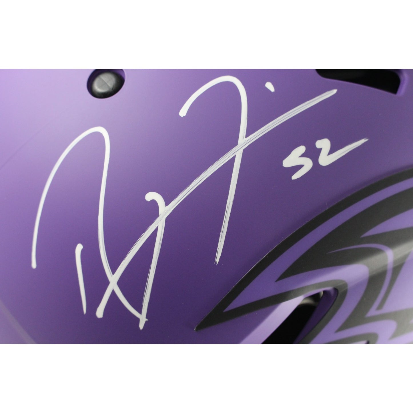 Ray Lewis Baltimore Ravens Full Size Rave Authentic Helmet Autographed