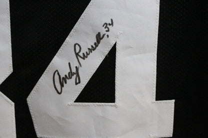 Andy Russell Autographed Pittsburgh Steelers Custom Jersey