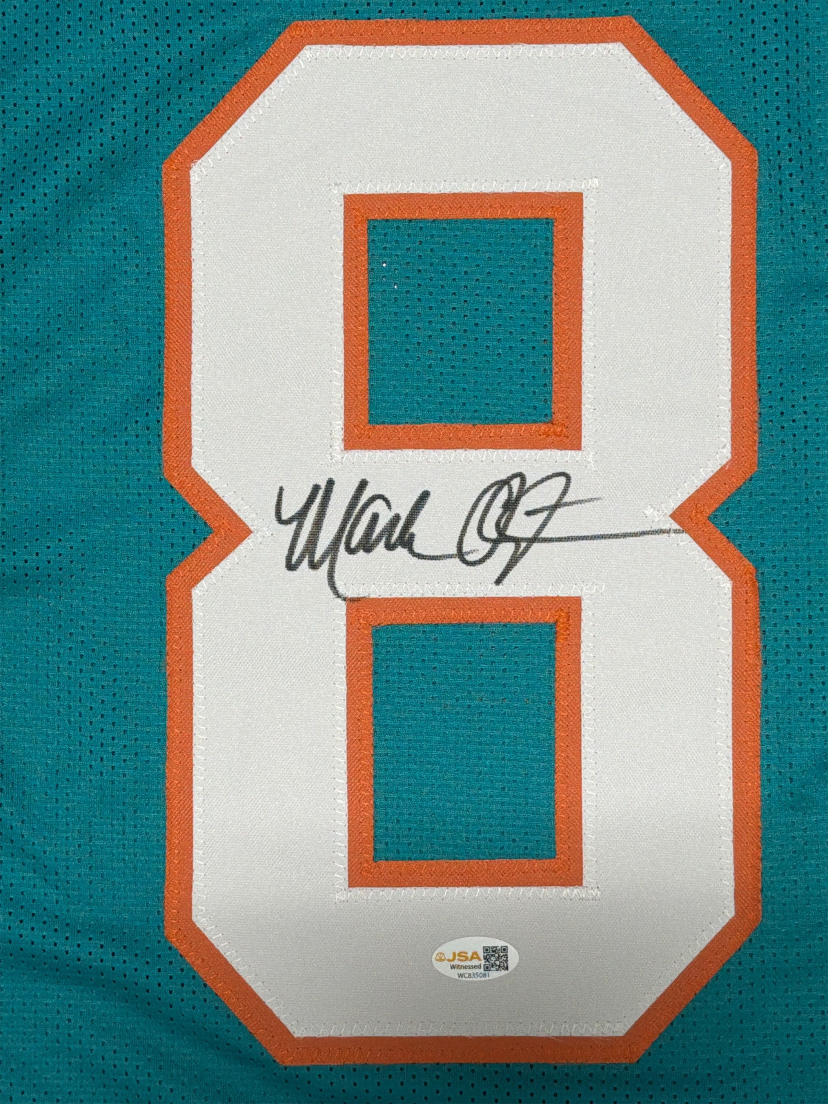 Mark Clayton Signed Miami Dolphins Custom Jersey
