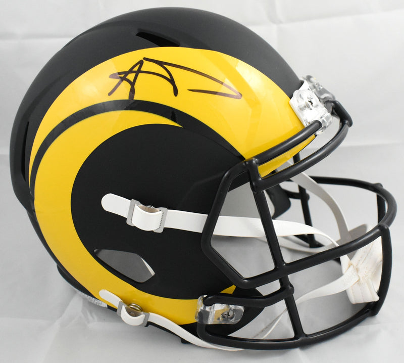 Aaron Donald Autographed Los Angeles Rams Rivalries Full Size Speed Helmet