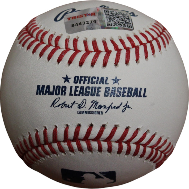 Larry Walker Autographed Colorado Rockies OML Baseball #33 Retired