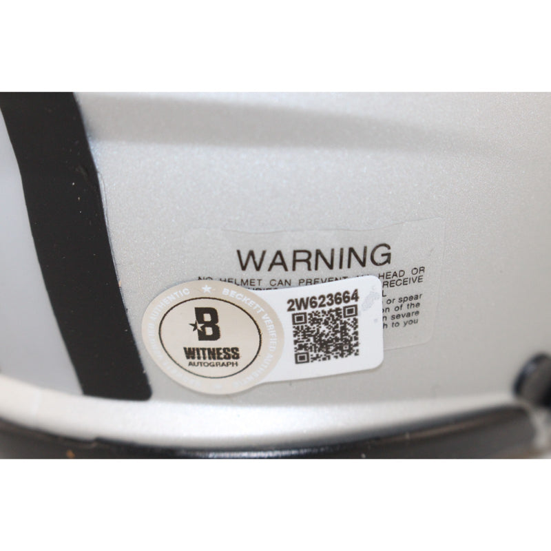 Emmitt Smith Dallas Cowboys Autographed Rave Mini Helmet (HOF Inscription)