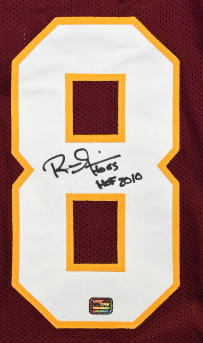 Russ Grimm Autographed Washington Redskins Burgundy Custom Jersey