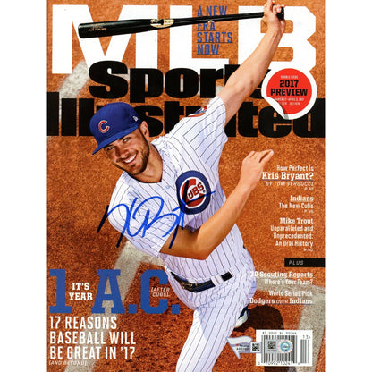 Kris Bryant Autographed Chicago Cubs Sports Illustrated Magazine