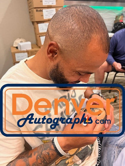 Dak Prescott Signed Dallas Cowboys 2023 Salute to Service Mini Helmet (BAS)