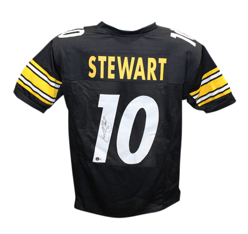 Kordell Stewart Signed Pittsburgh Steelers Style Custom Jersey Beckett