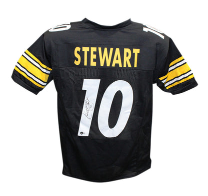 Kordell Stewart Signed Pittsburgh Steelers Style Custom Jersey Beckett