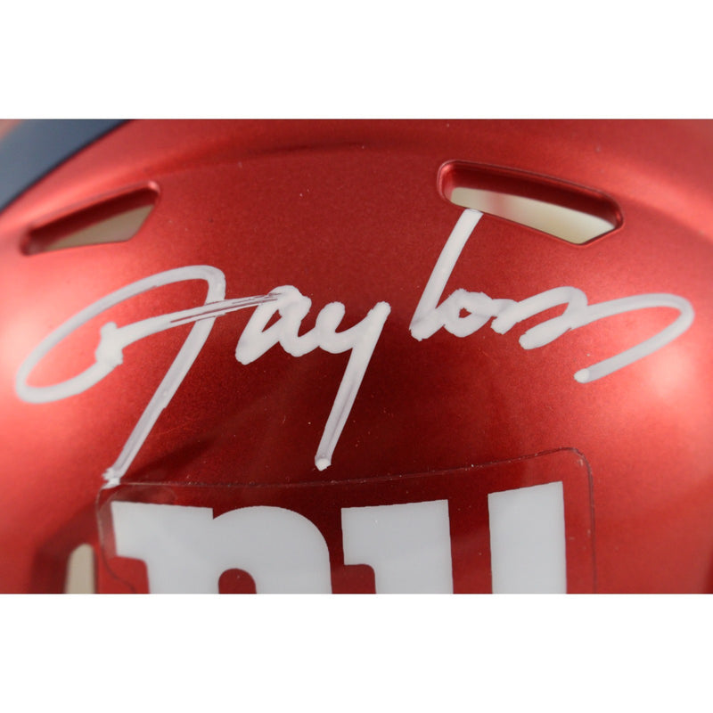 Lawrence Taylor Signed New York Giants Flash Mini Helmet