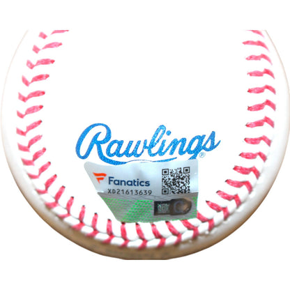 Spencer Jones Autographed New York Yankees Baseball (#25 Pick Inscription)