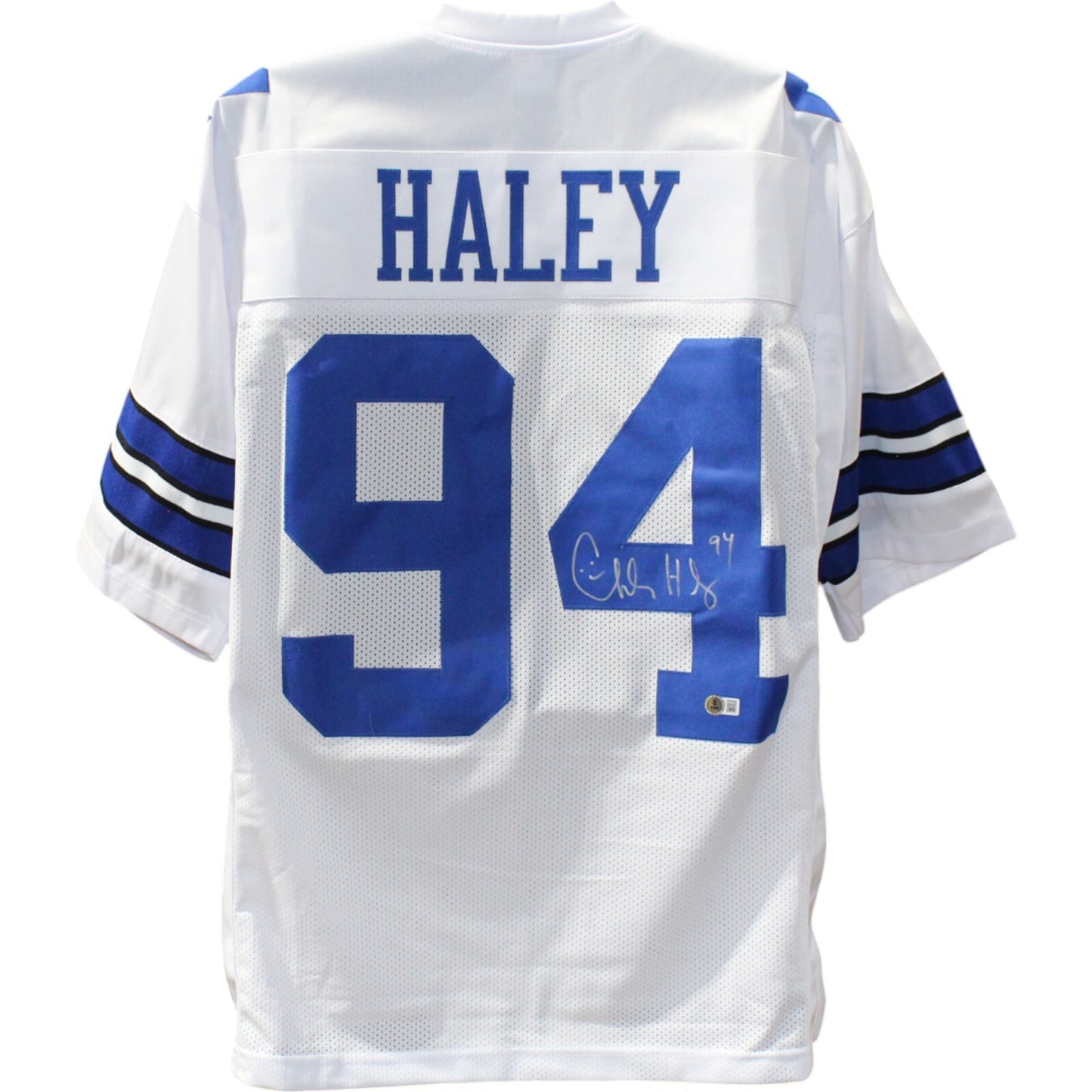 Charles Haley Autographed Pro Style White Custom Jersey