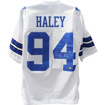 Charles Haley Autographed Pro Style White Custom Jersey