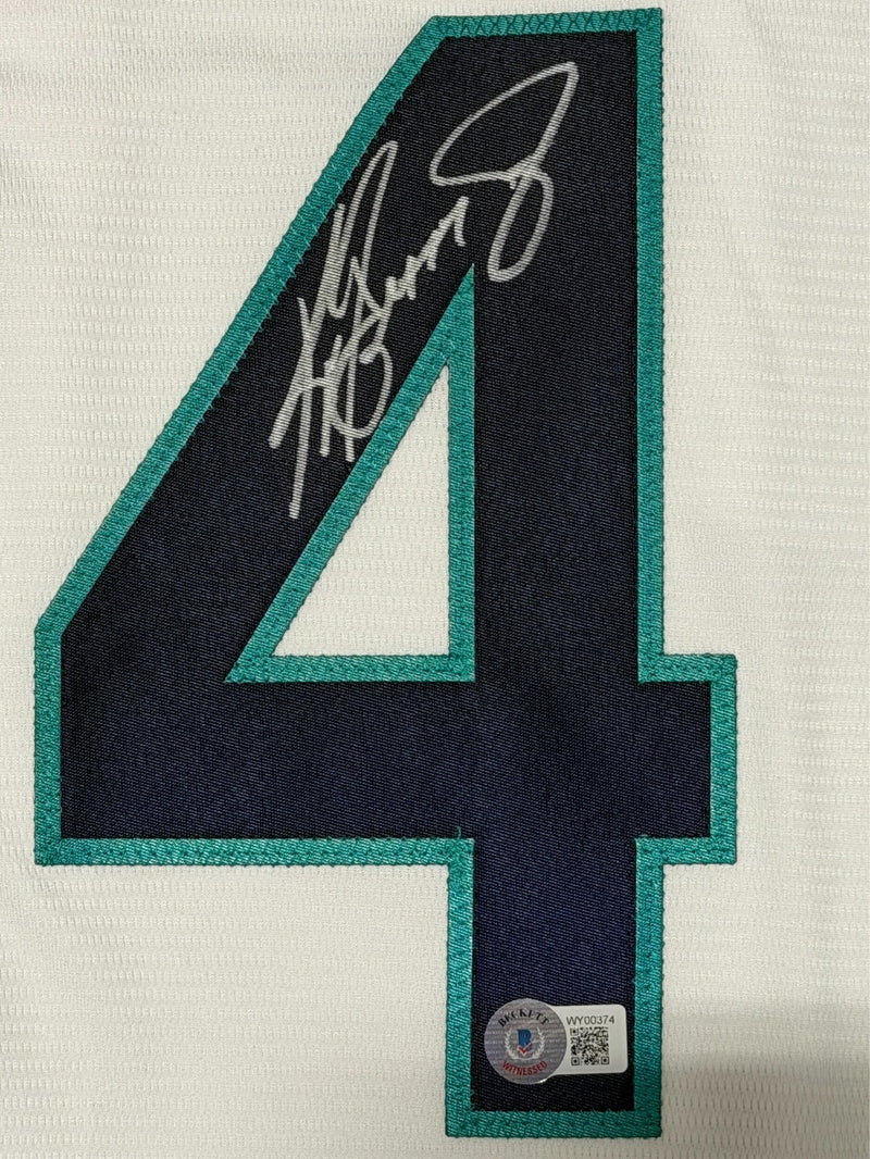 Ken Griffey Jr Seattle Mariners Signed Majestic Jersey Beckett Witness