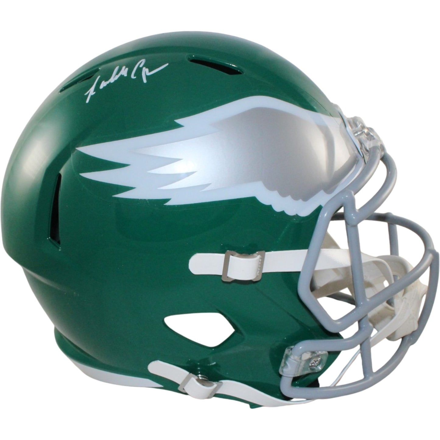 Randall Cunningham Philadelphia Eagles Signed Full Size Throwback Helmet (BAS)