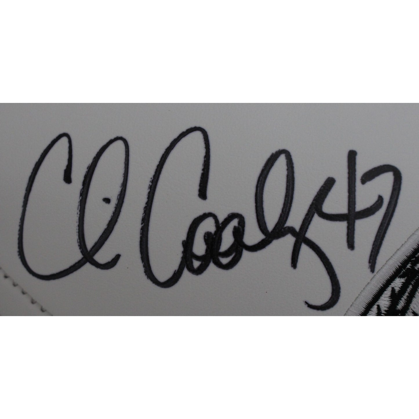 Chris Cooley Washington Redskins Autographed Logo Football (Beckett)