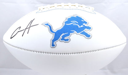 Aidan Hutchinson Autographed Detroit Lions Logo Football