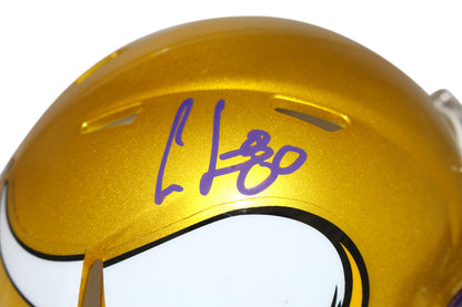 Cris Carter Signed Minnesota Vikings Flash Speed Mini Helmet (Beckett)