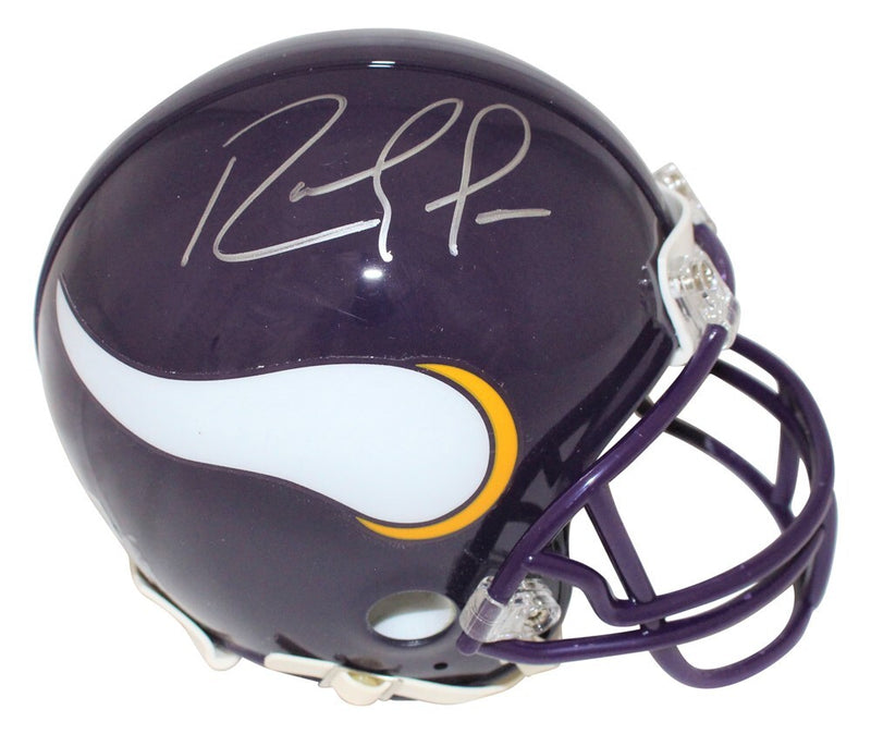Randy Moss Signed Minnesota Vikings 1983-2001 VSR4 Mini Helmet BAS