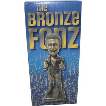 Henry Winkler Autographed Milwaukee Brewers Bronze Fonz Bobblehead (Fonz)