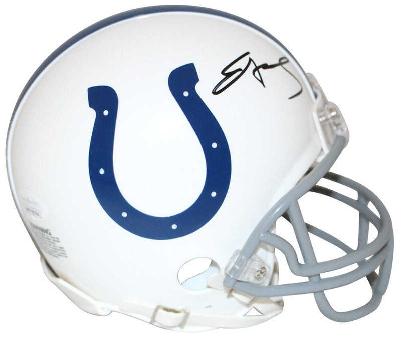 Edgerrin James Autographed Indianapolis Colts Mini Helmet