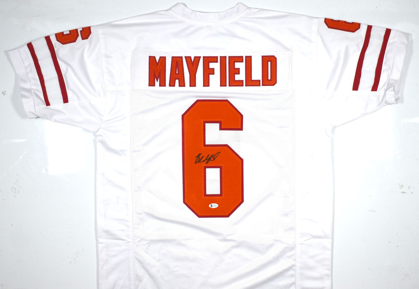 Baker Mayfield Signed Tampa Bay Buccaneers Custom White Jersey