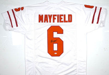 Baker Mayfield Signed Tampa Bay Buccaneers Custom White Jersey