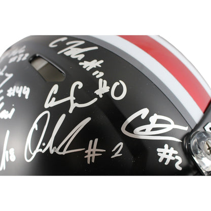 Ohio State Buckeyes Team Signed Full Size Authentic Helmet (20 Sigs)