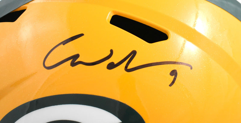 Christian Watson Signed Green Bay Packers Full Size Speed Helmet