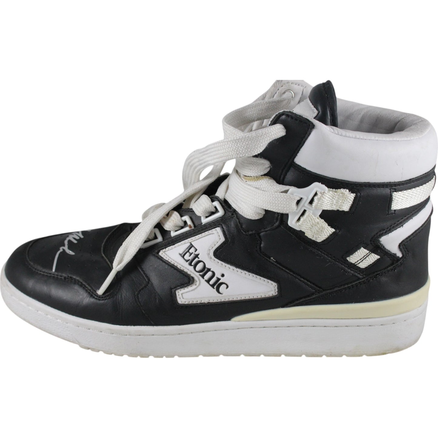 Hakeem Olajuwon Signed Houston Rockets Etonic Shoe (Left)