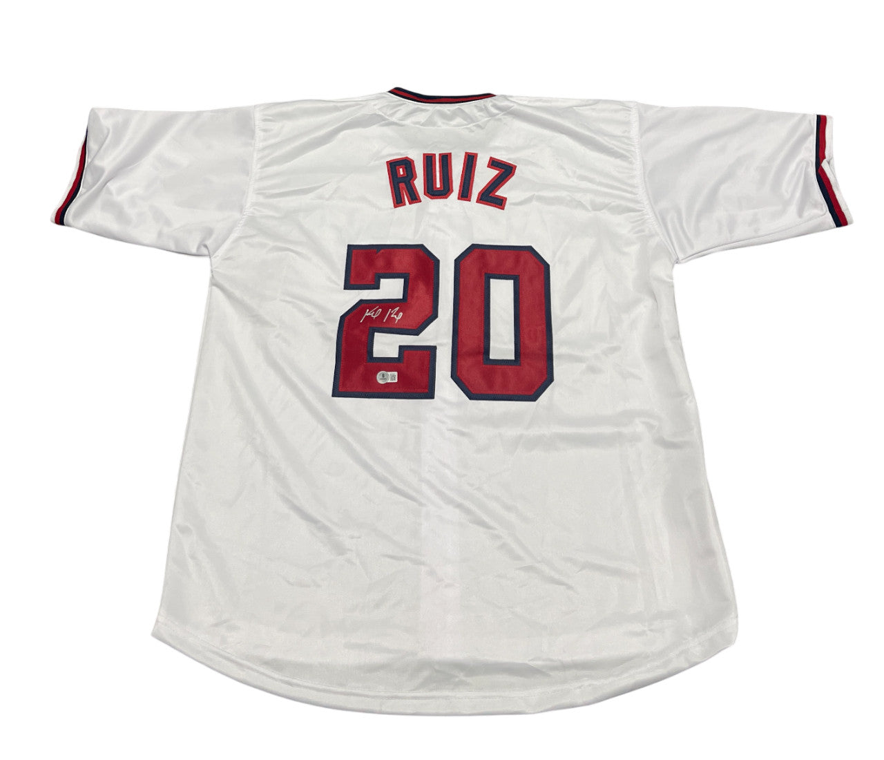 Keibert Ruiz Signed Washington Custom Baseball Jersey Beckett Witnessed