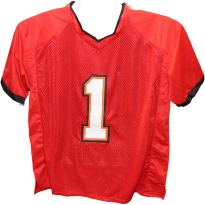 Rachaad White Signed Tampa Bay Buccaneers Pro Style Red Jersey (Beckett)