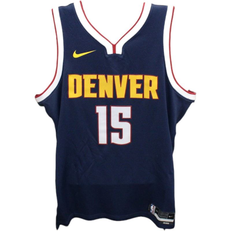 Nikola Jokic Autographed Denver Nuggets Nike Navy Jersey Beckett